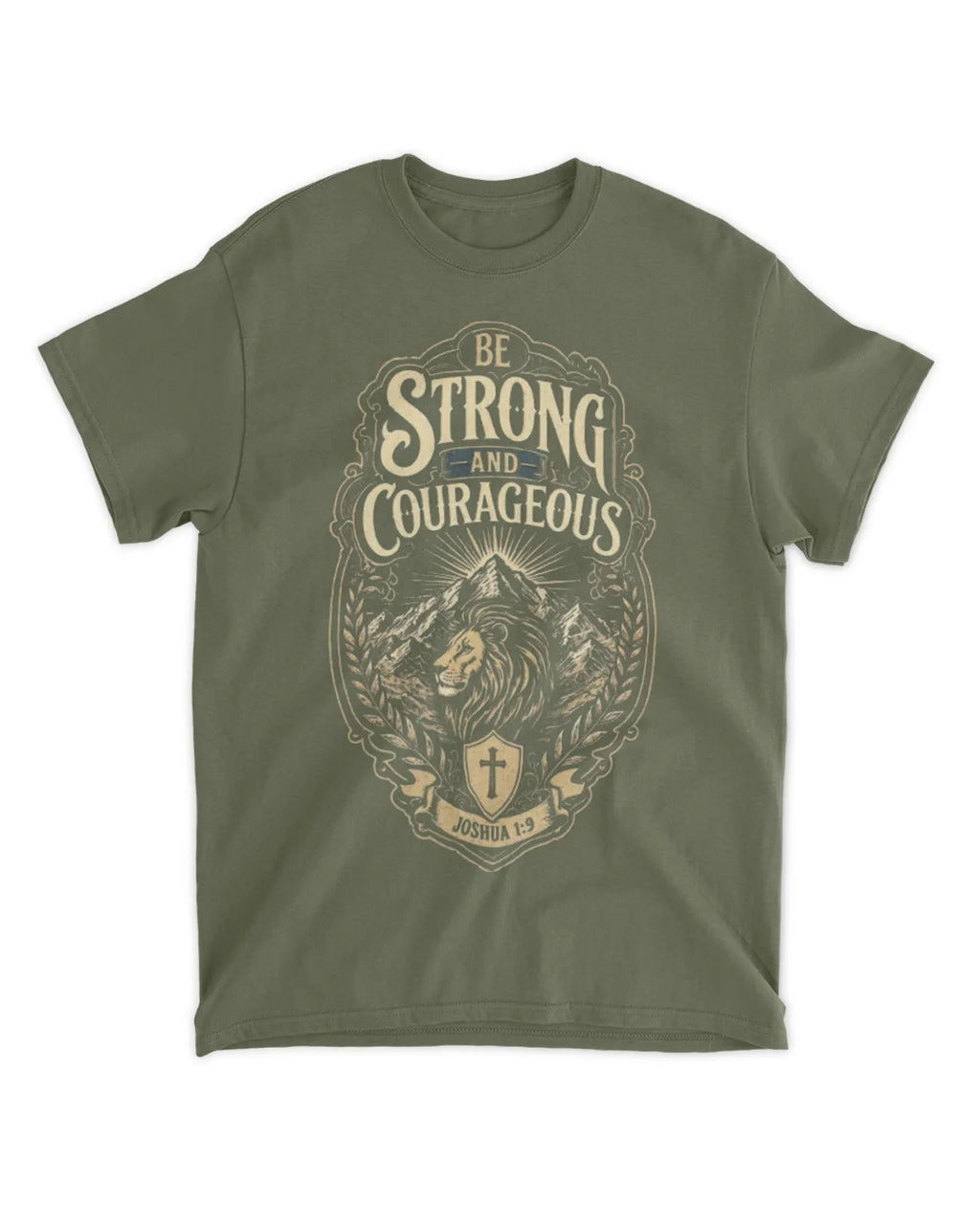 Joshua 1:9 t-shirt vintage v1
