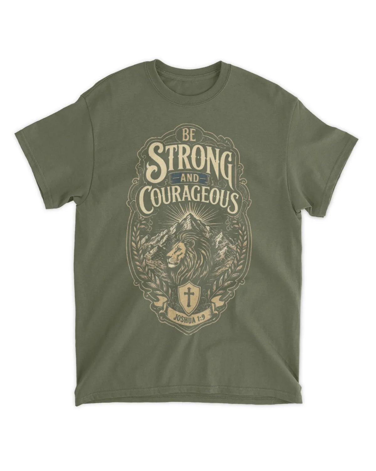 Joshua 1:9 t-shirt vintage v1