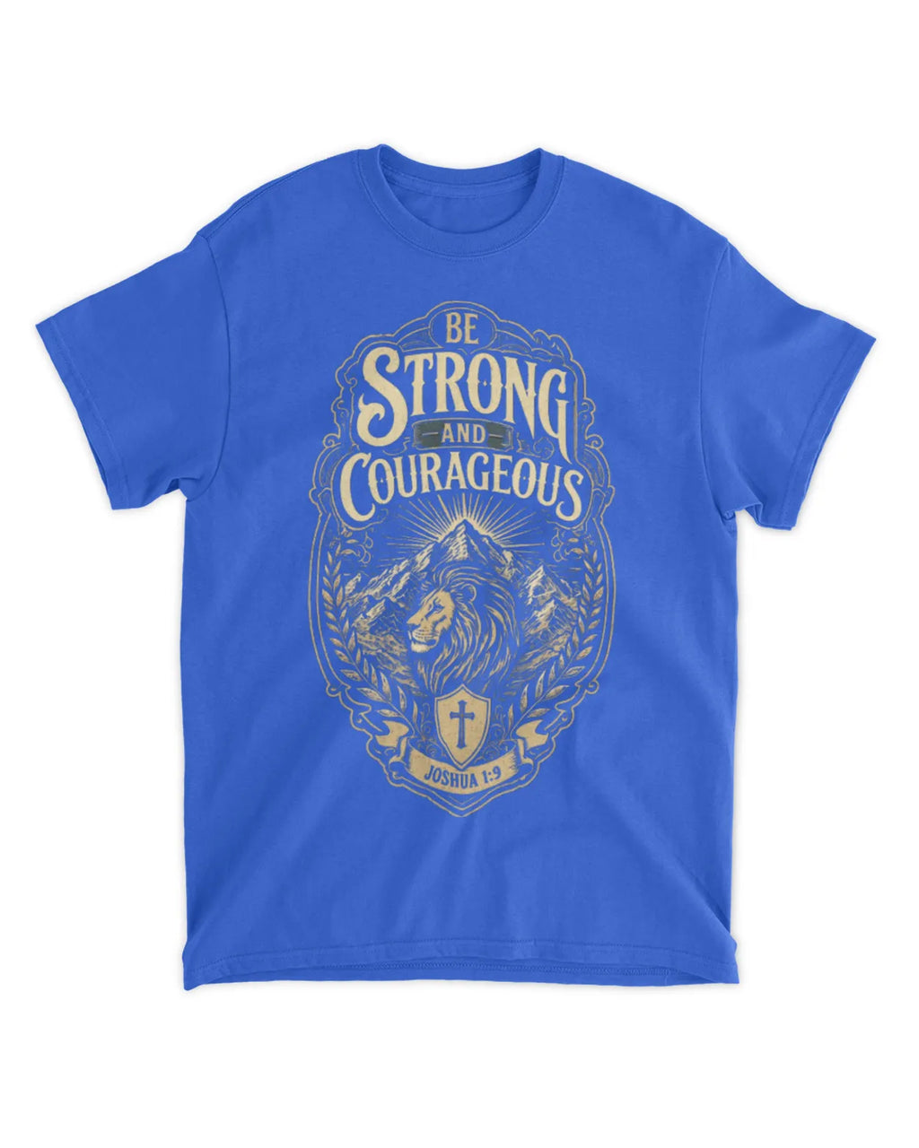 Joshua 1:9 t-shirt vintage v1