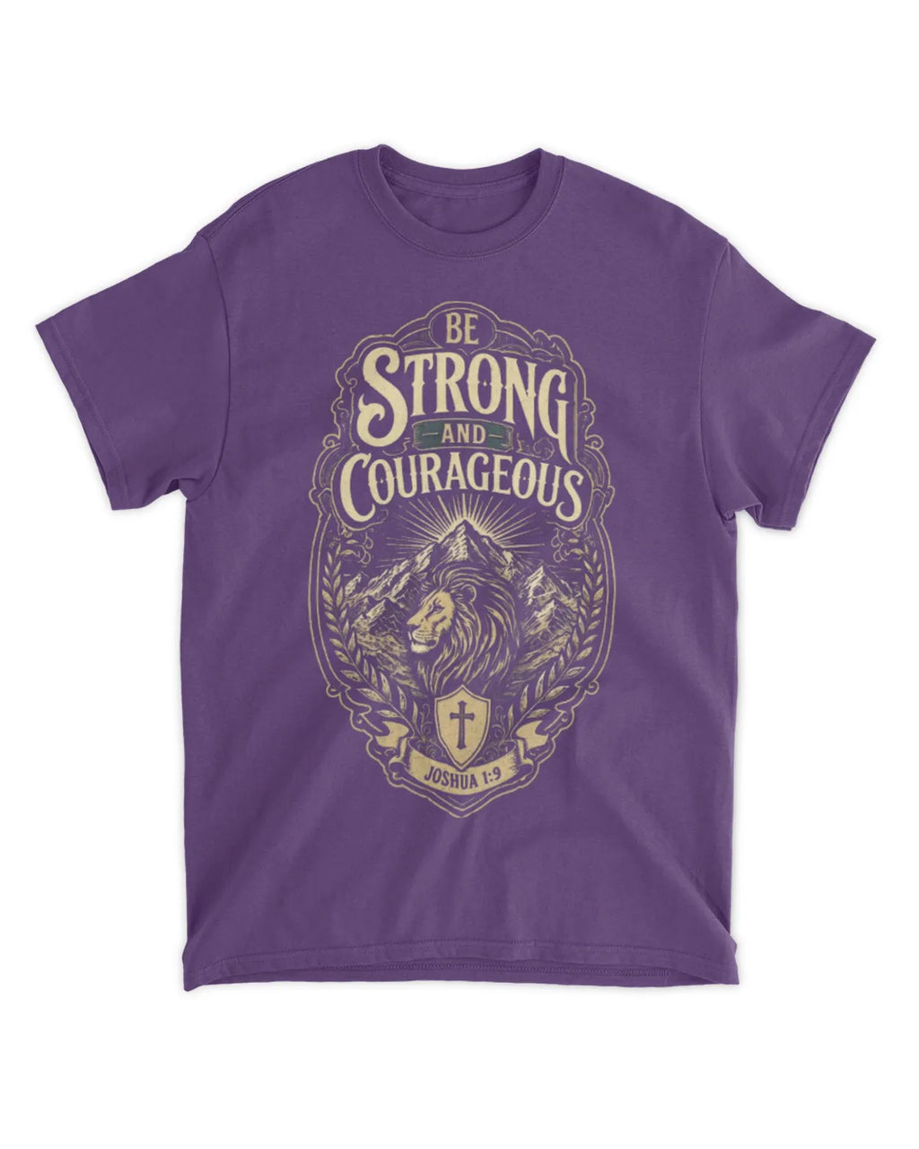 Joshua 1:9 t-shirt vintage v1