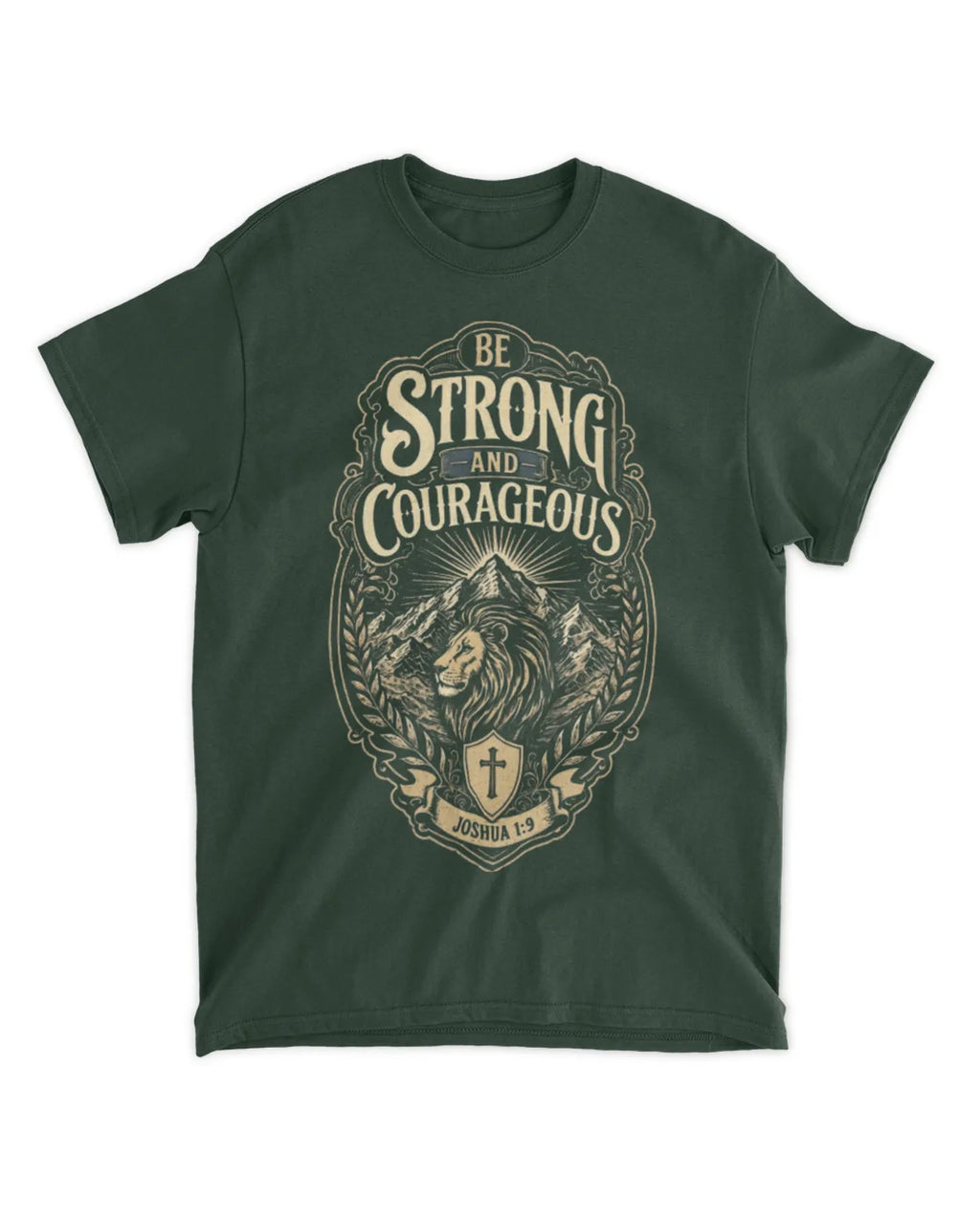 Joshua 1:9 t-shirt vintage v1