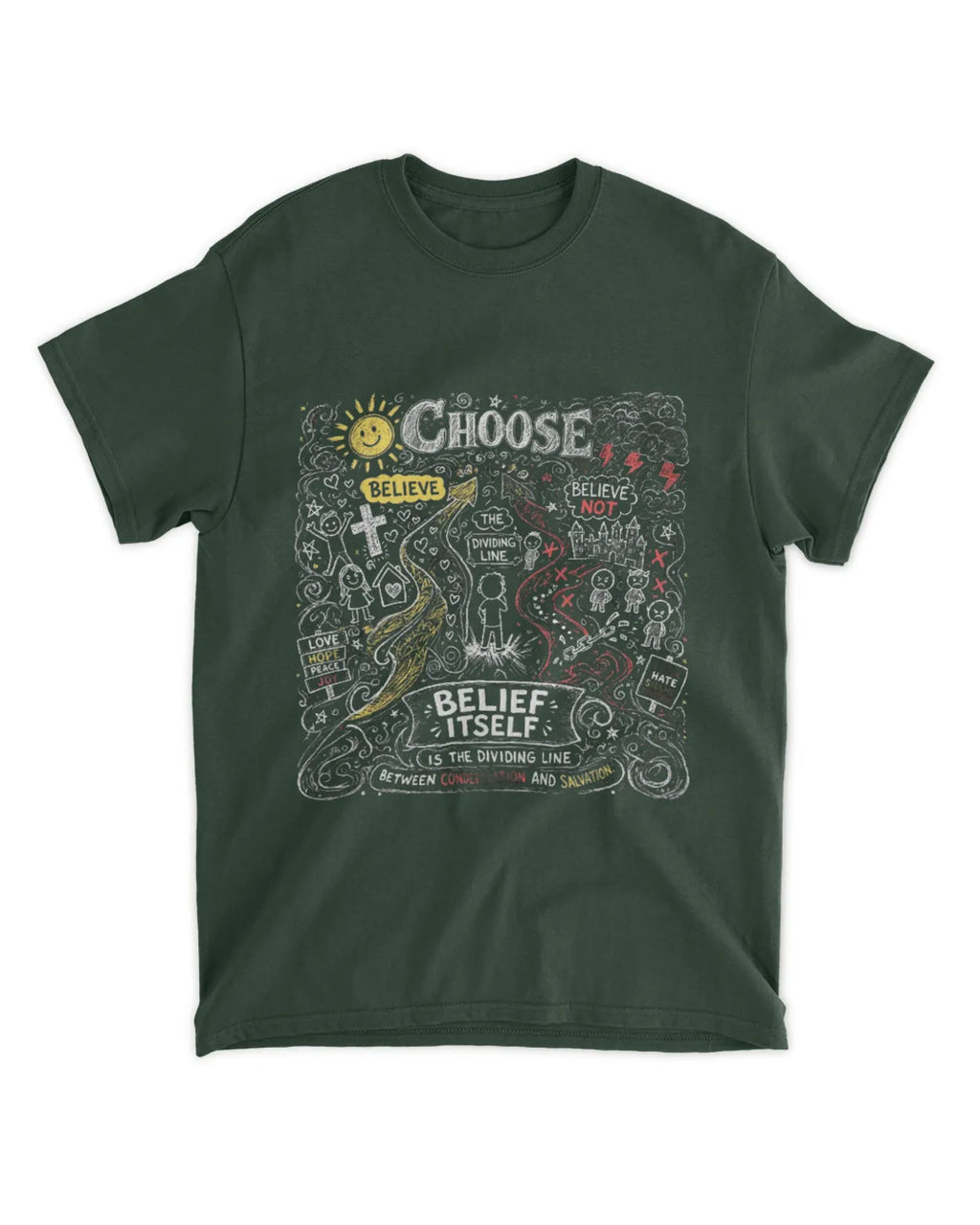 Johannes 3,18b T-Shirt