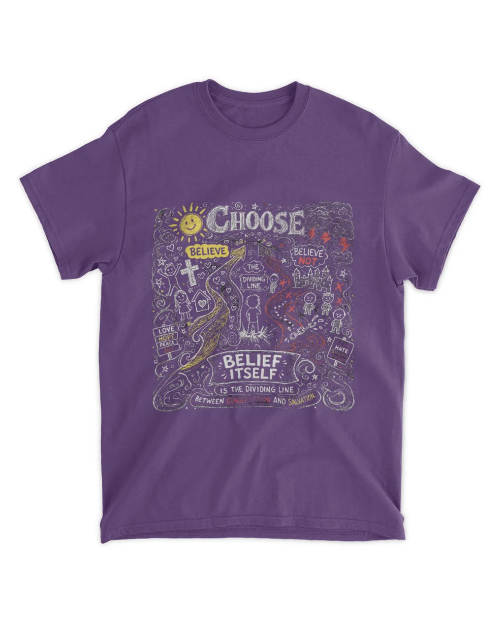 Johannes 3,18b T-Shirt