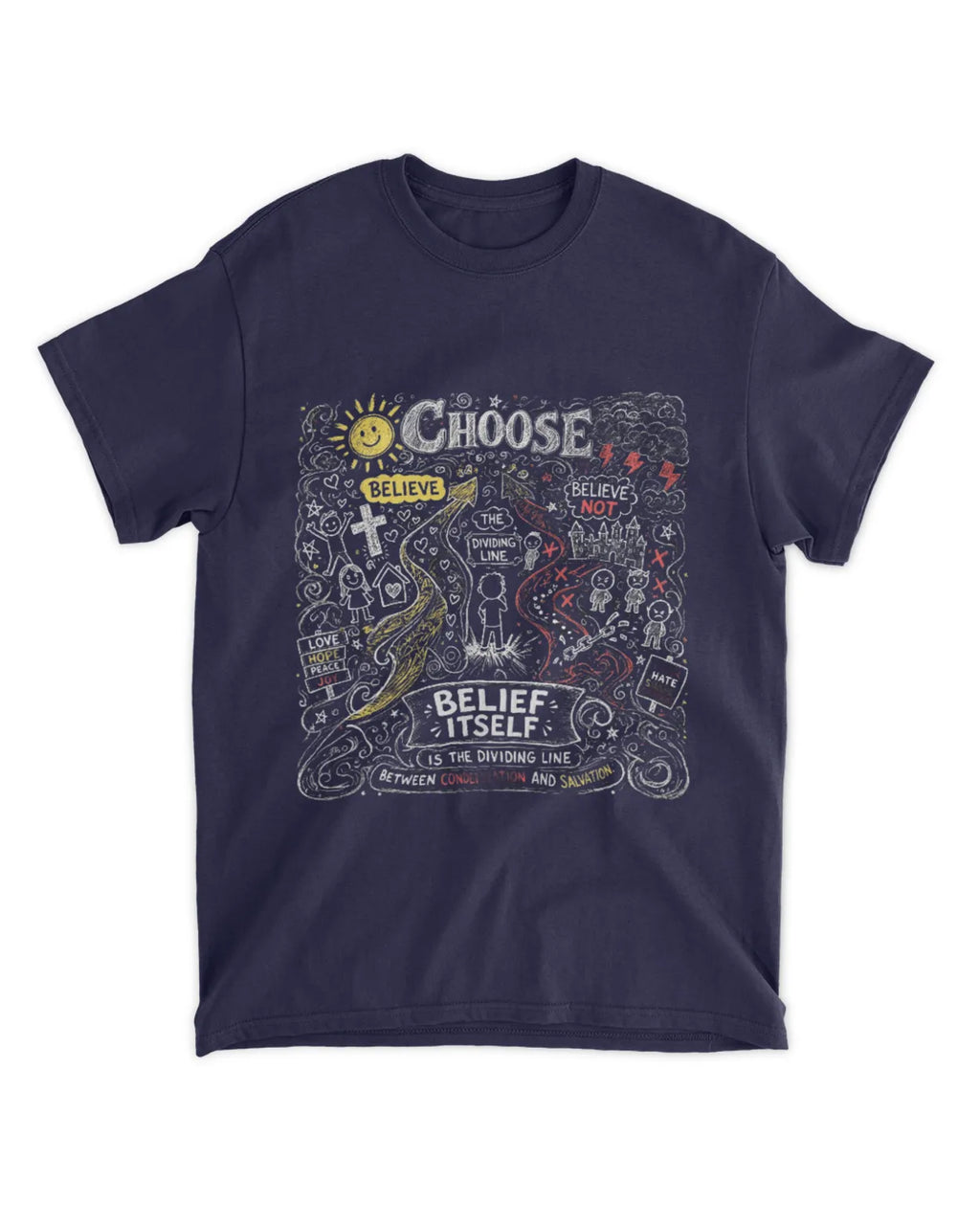 Johannes 3,18b T-Shirt