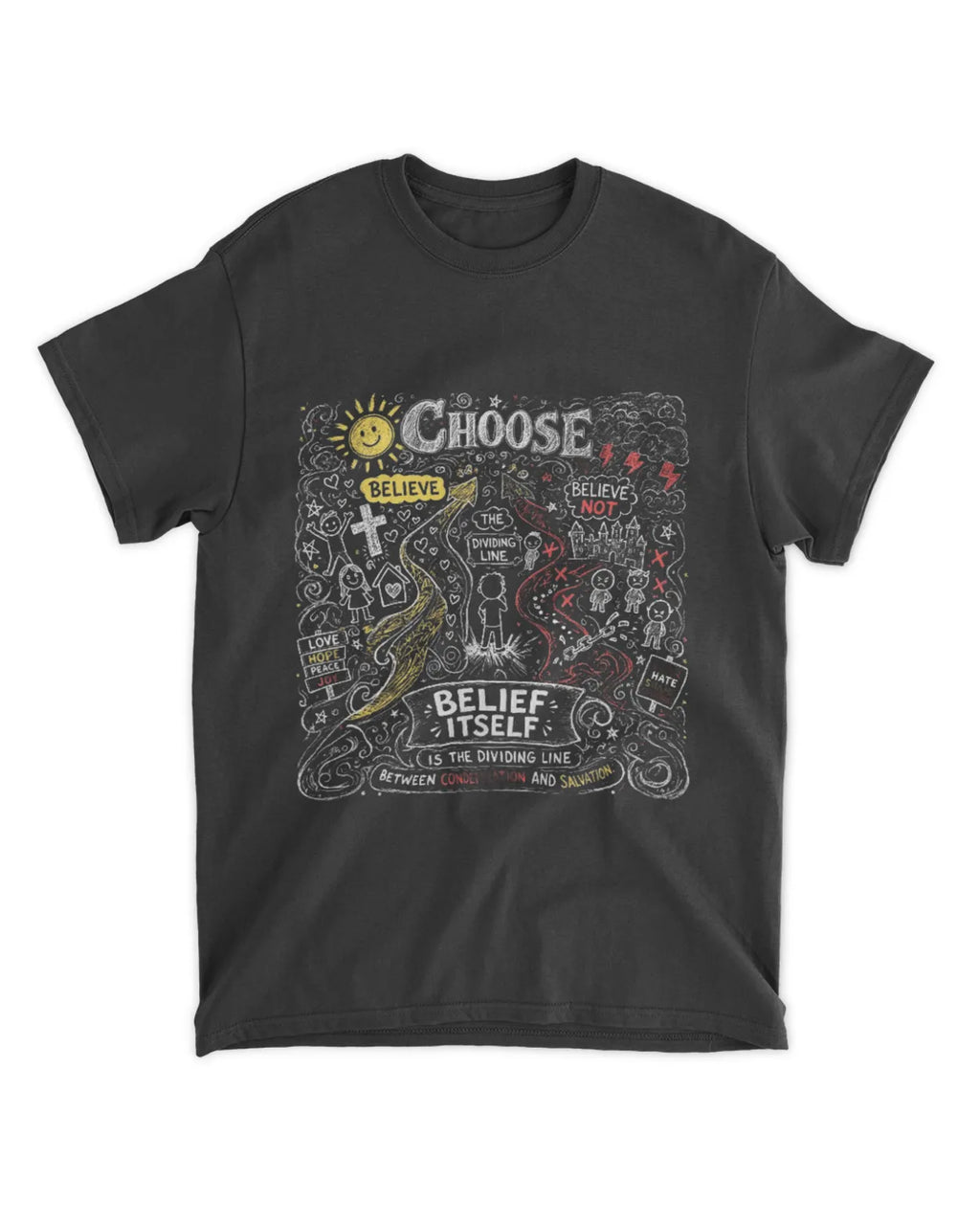 Johannes 3,18b T-Shirt