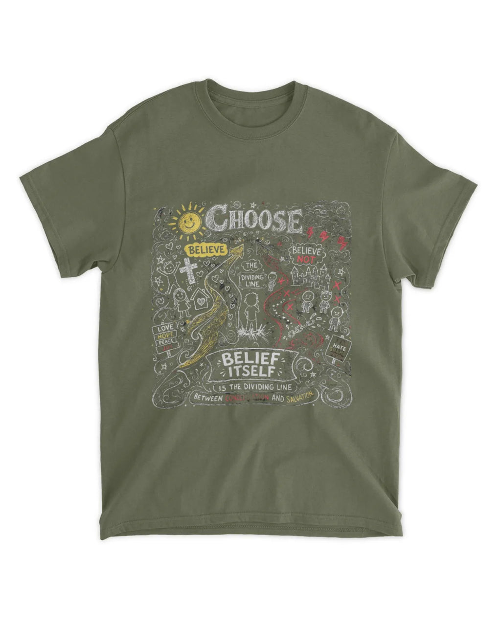 Johannes 3,18b T-Shirt