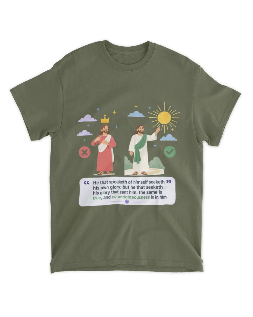 John 7:18 t-shirt