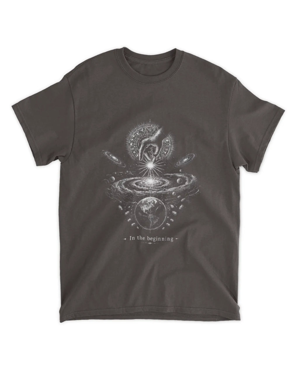 Genesis 1:1 T-Shirt In The Beginning Illustrative Tee v2