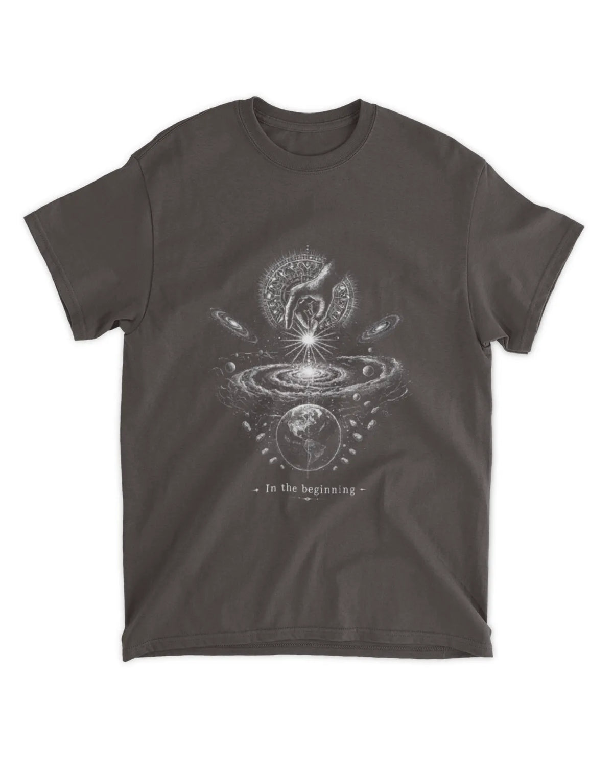 Genesis 1:1 T-Shirt In The Beginning Illustrative Tee v2