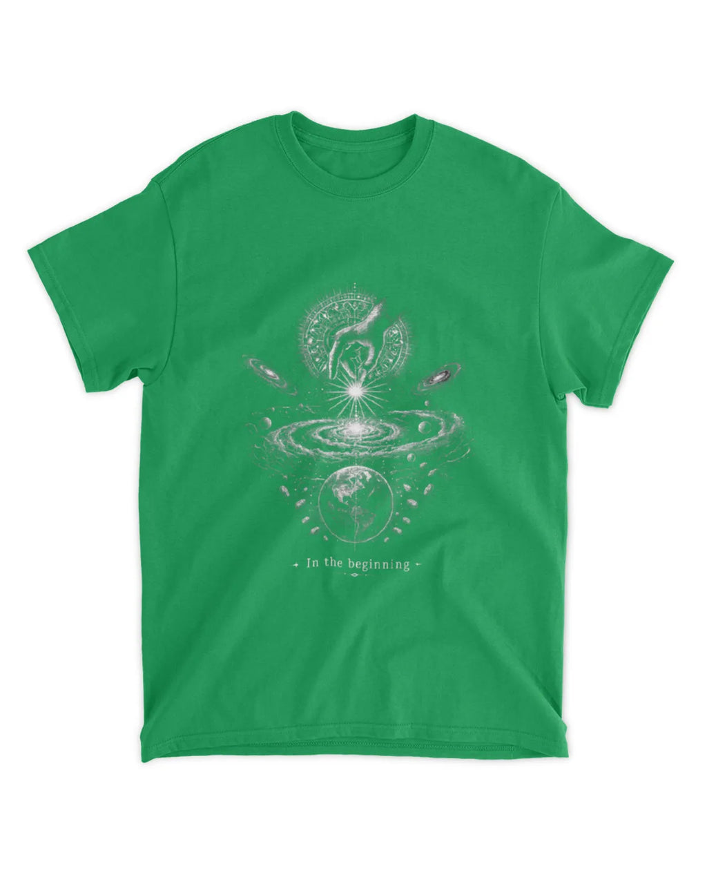 Genesis 1:1 T-Shirt In The Beginning Illustrative Tee v2