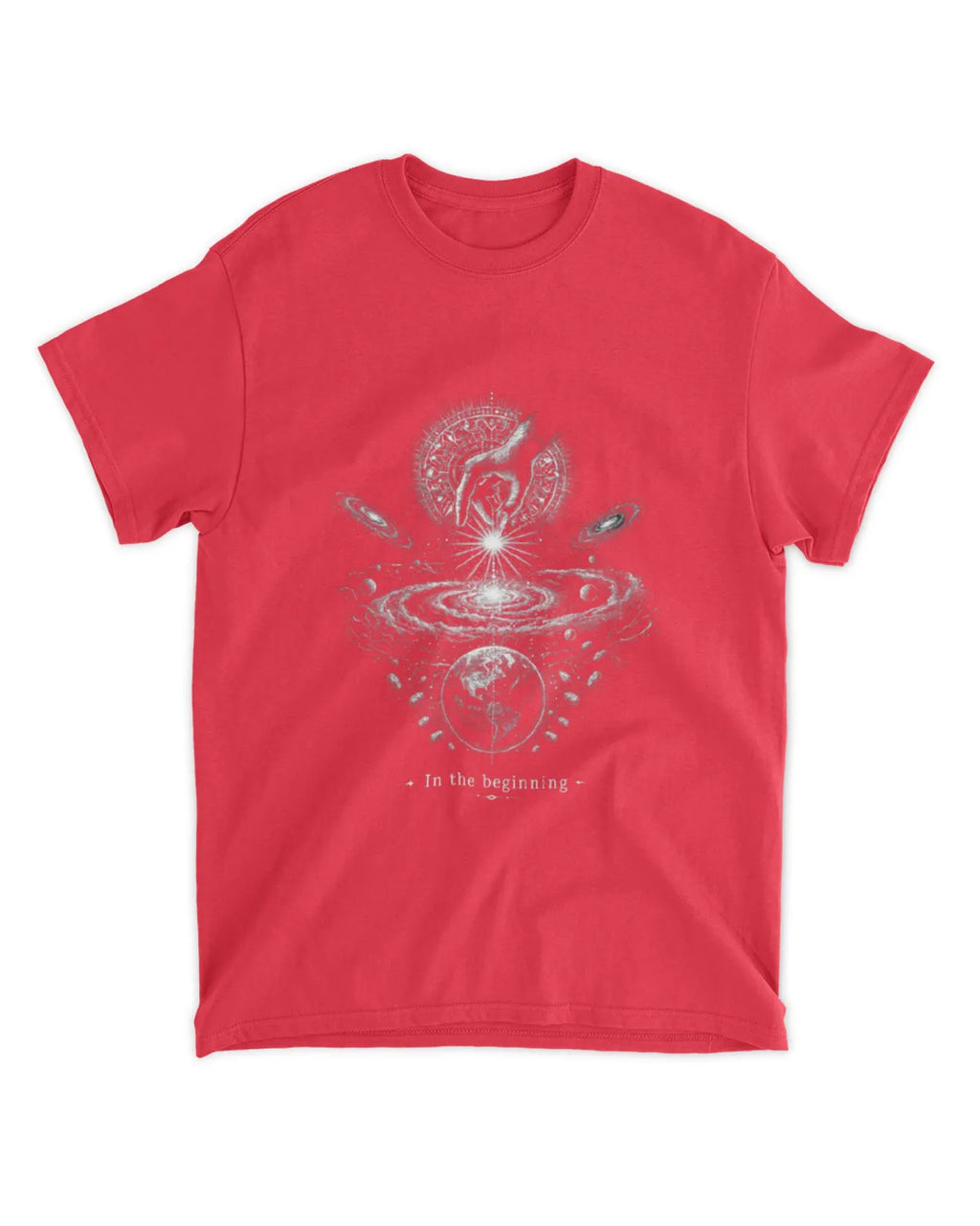 Genesis 1:1 T-Shirt In The Beginning Illustrative Tee v2