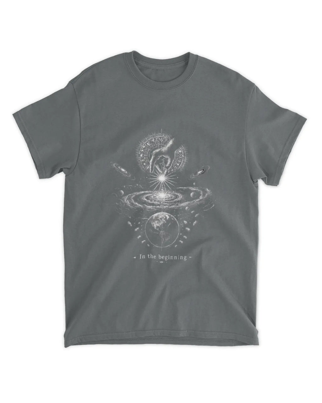 Genesis 1:1 T-Shirt In The Beginning Illustrative Tee v2