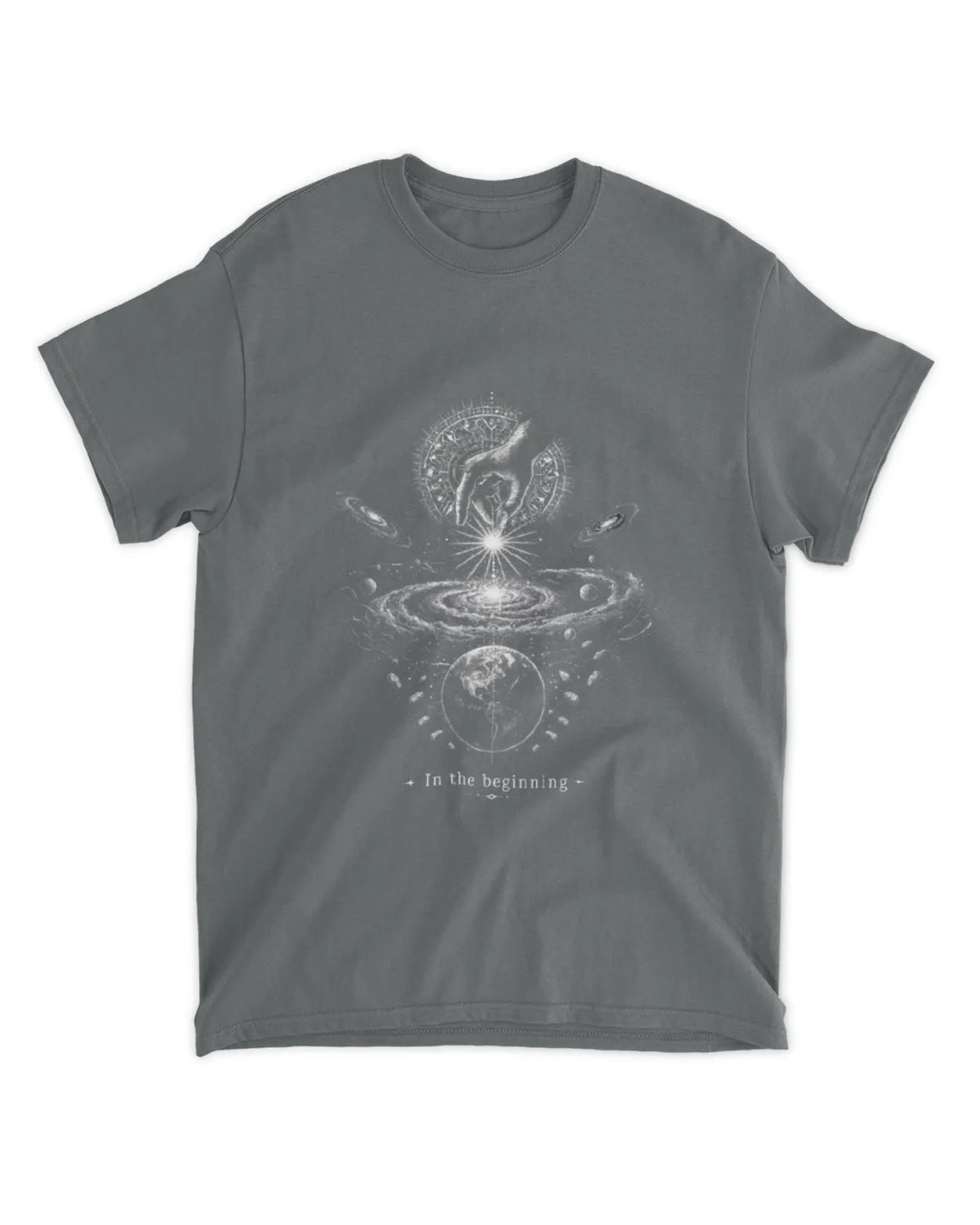 Genesis 1:1 T-Shirt In The Beginning Illustrative Tee v2
