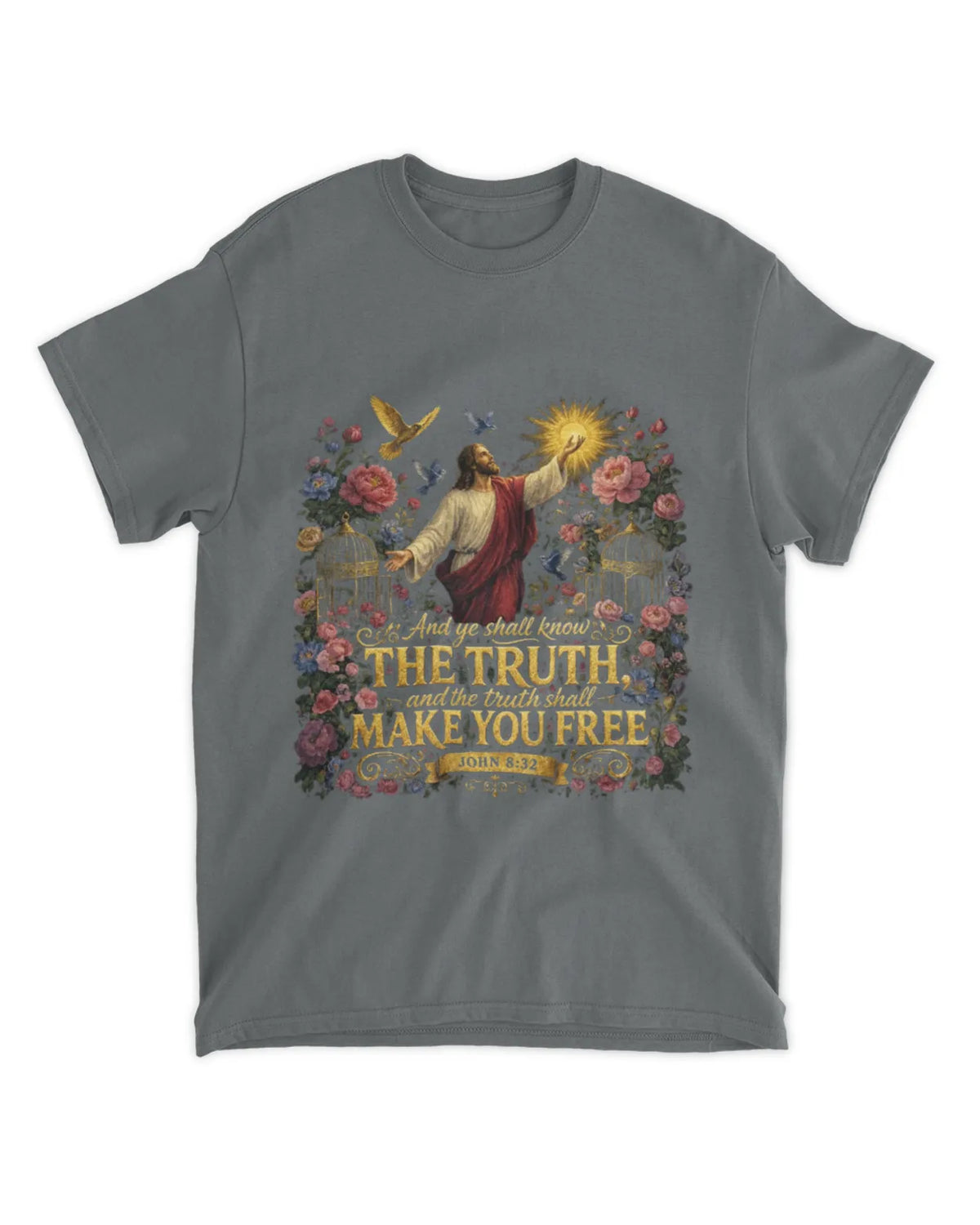 John 8:32 T-Shirt Truth Shall Make You Free Tee