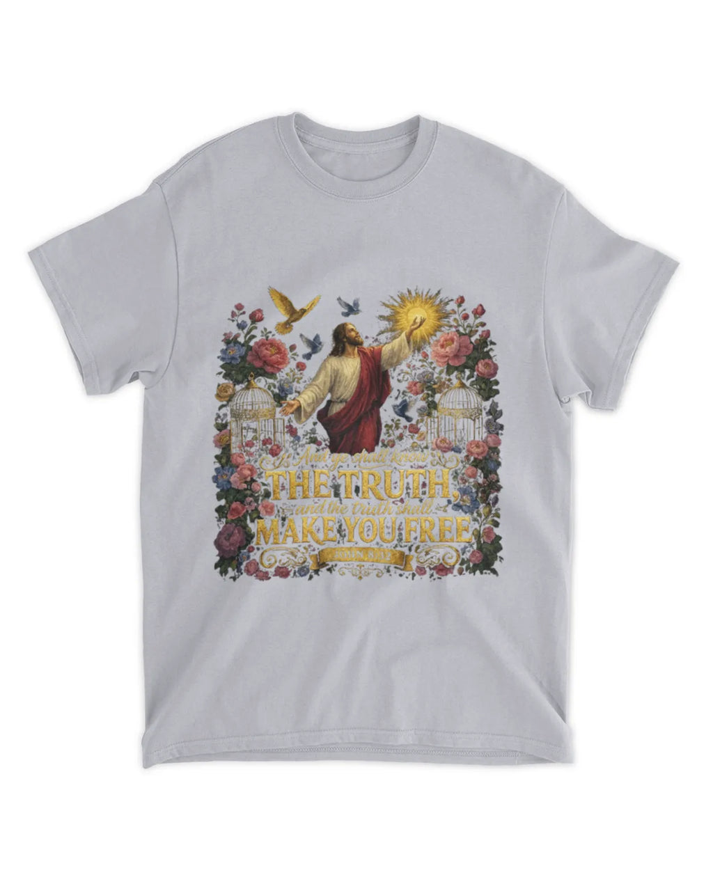 John 8:32 T-Shirt Truth Shall Make You Free Tee