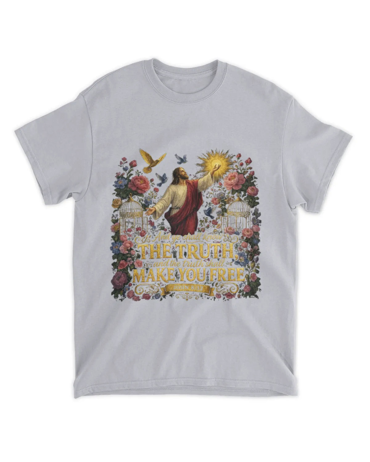 John 8:32 T-Shirt Truth Shall Make You Free Tee