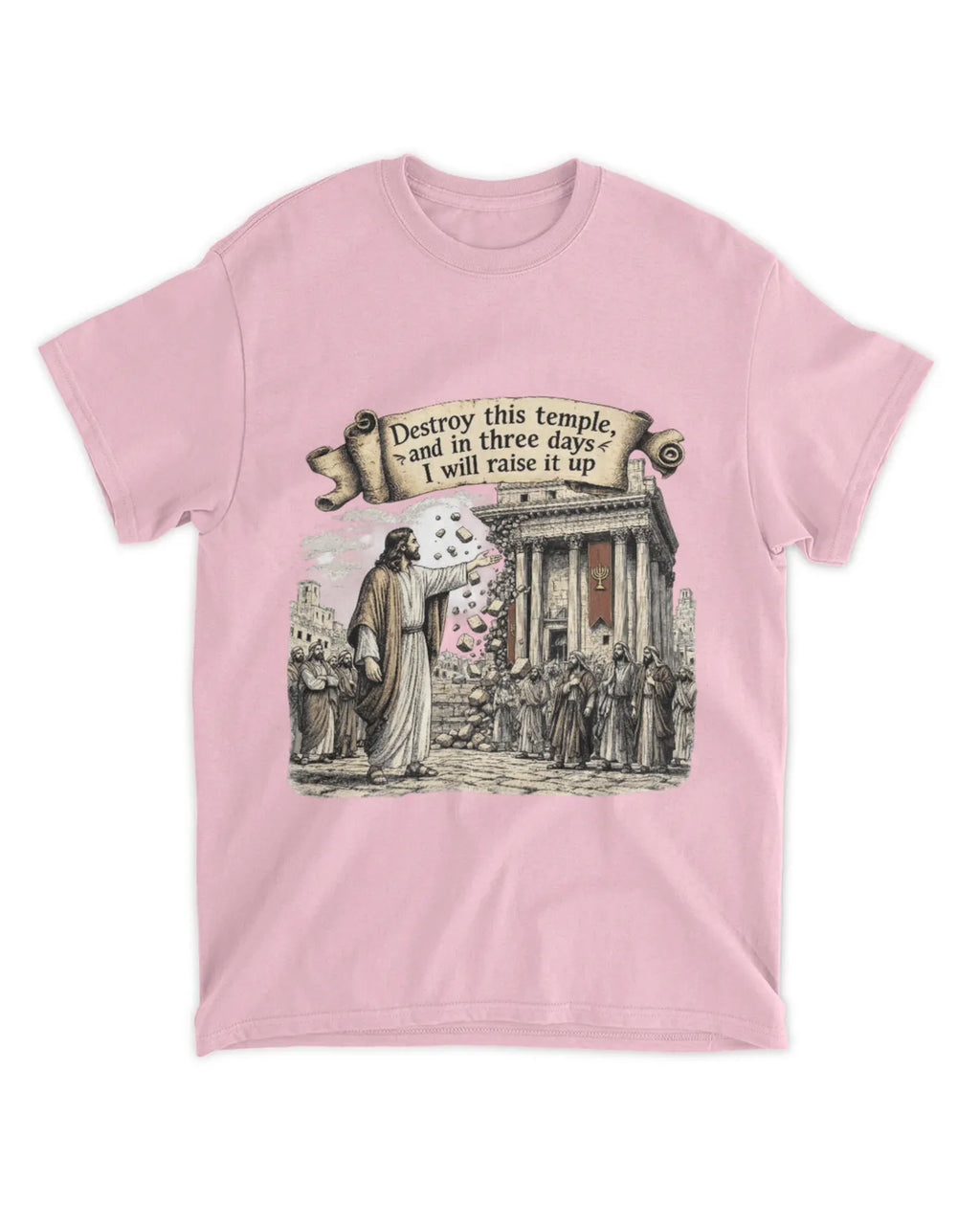 Johannes 2,19b T-Shirt