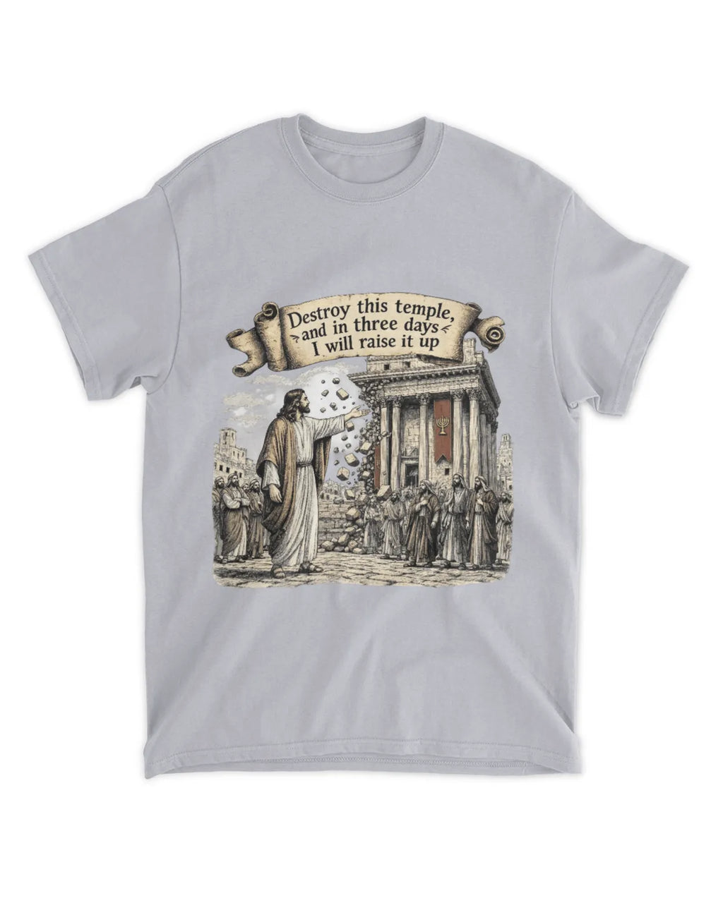 Johannes 2,19b T-Shirt