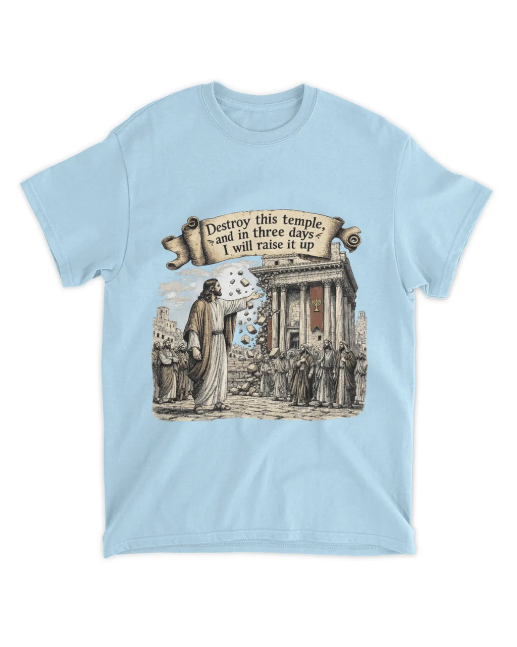 Johannes 2,19b T-Shirt