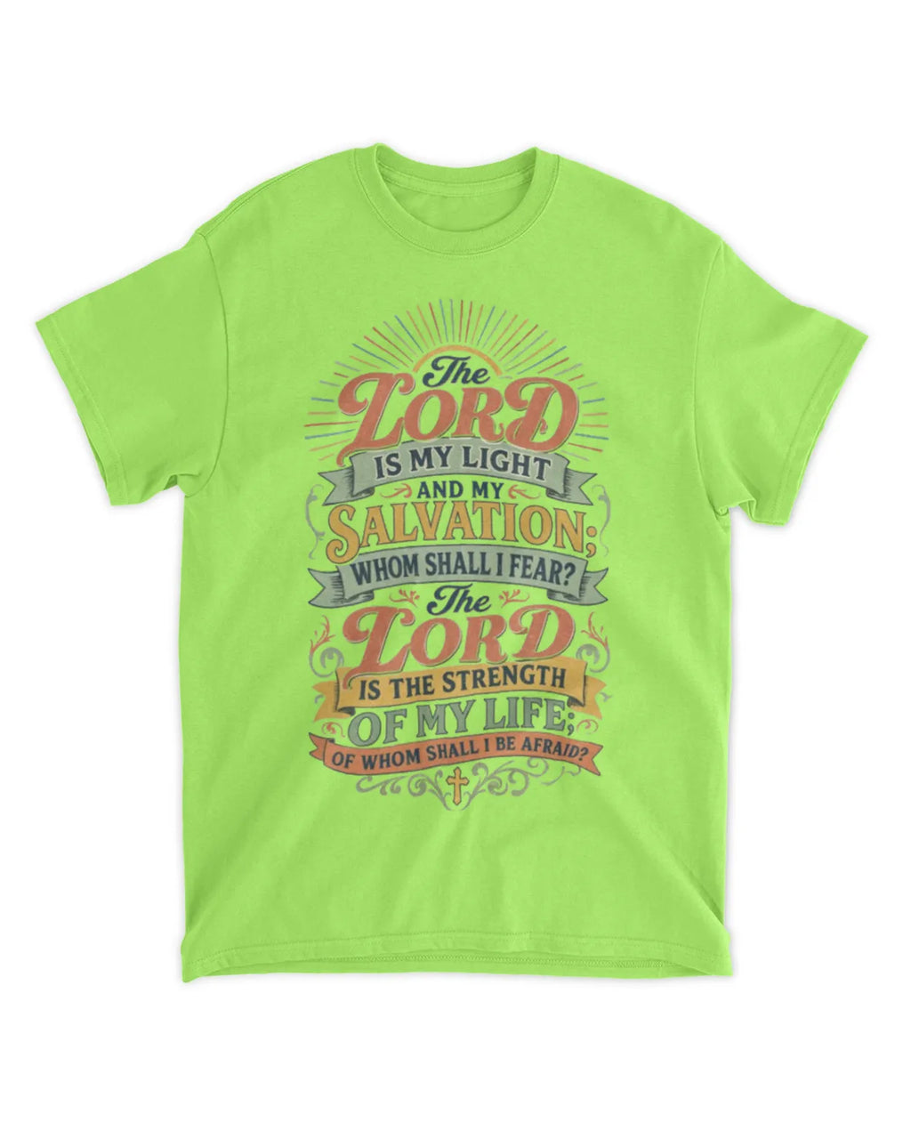 Psalm 27:1 t-shirt v1