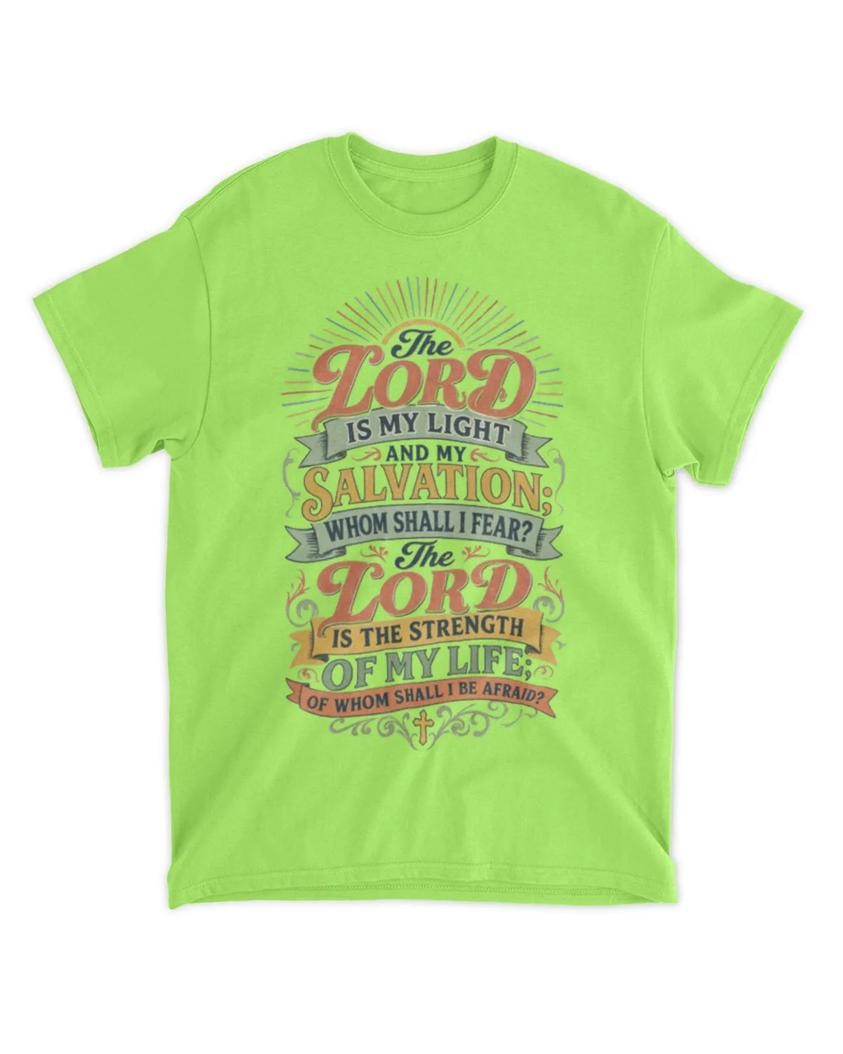 Psalm 27:1 t-shirt v1
