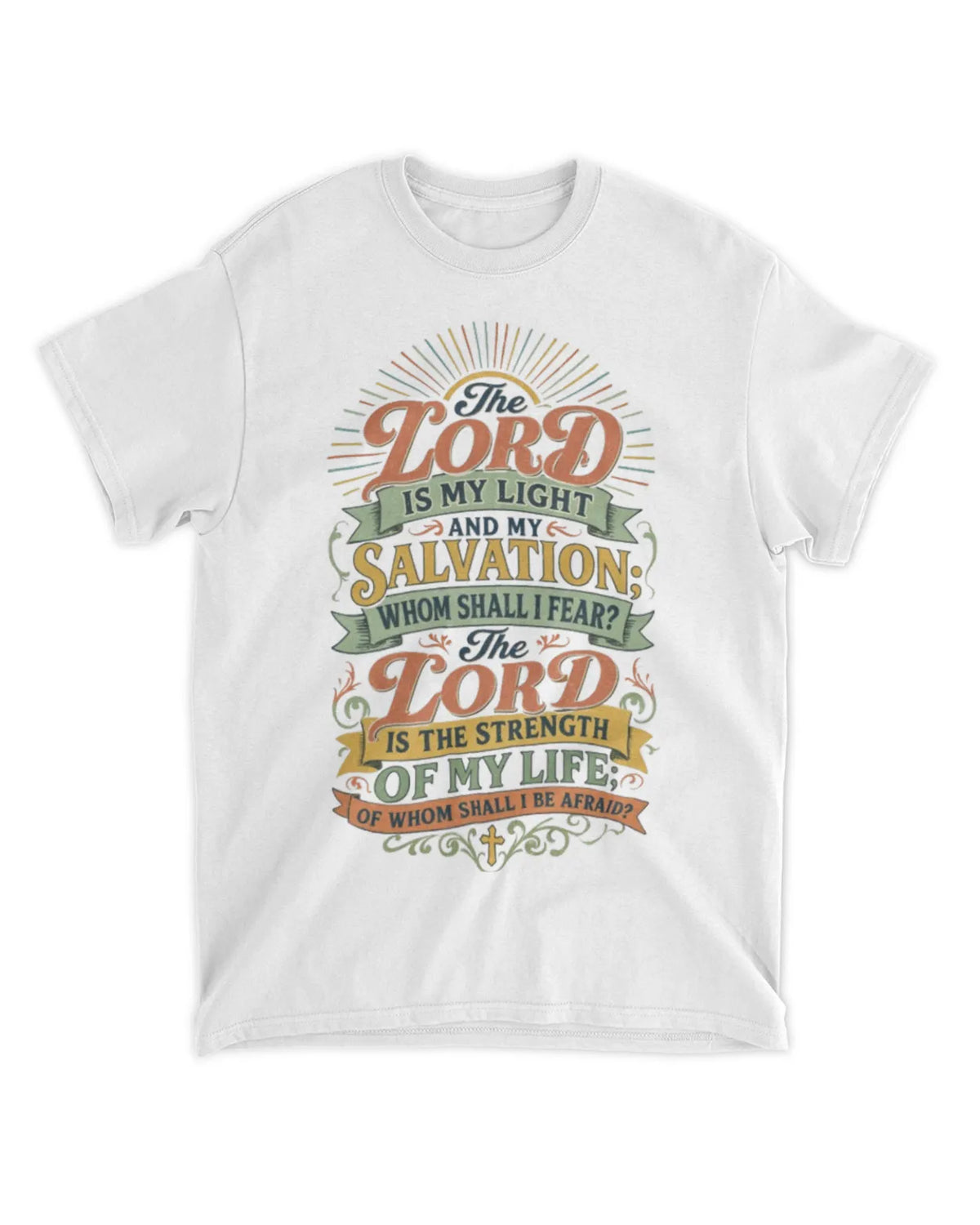 Psalm 27:1 t-shirt v1