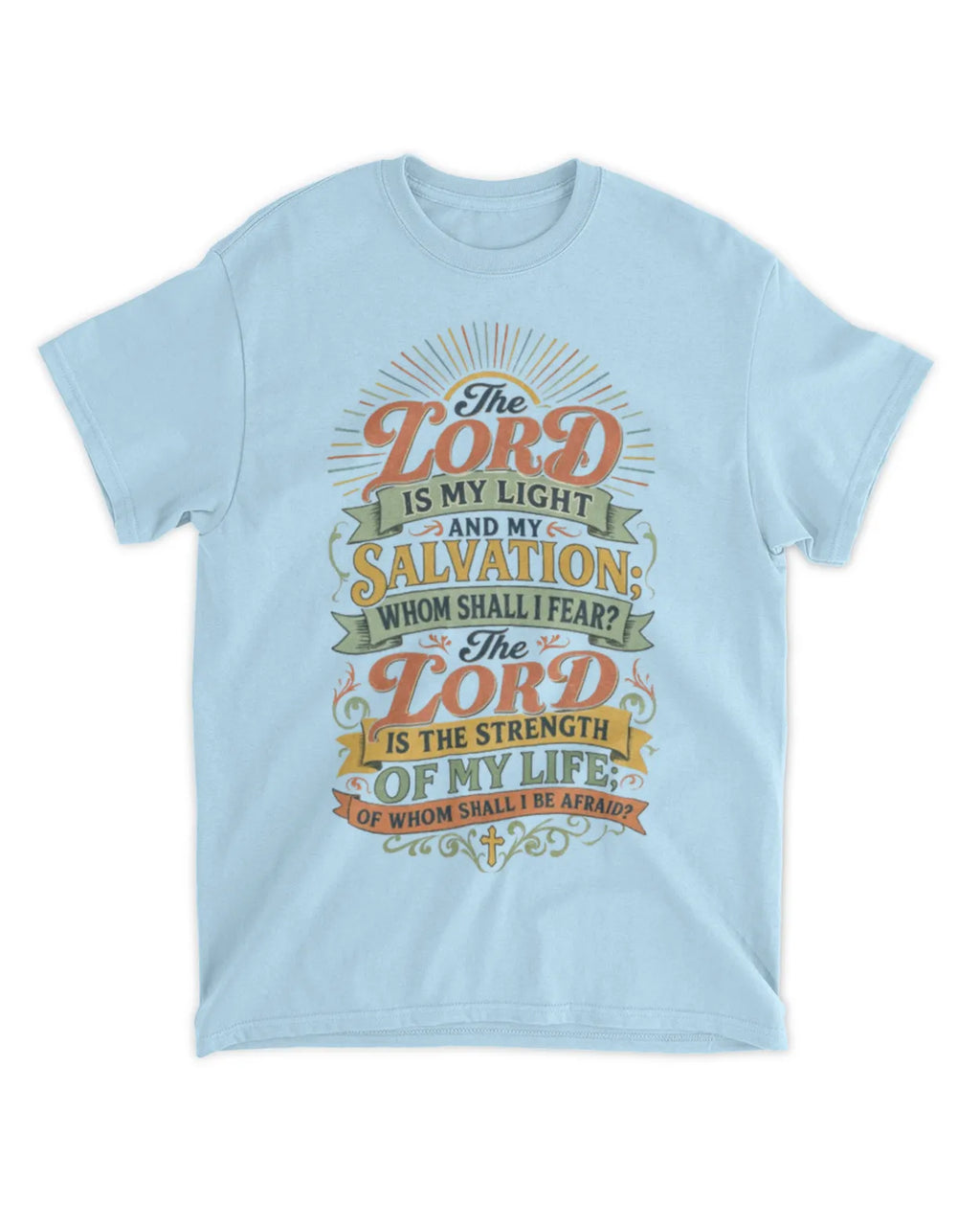 Psalm 27:1 t-shirt v1