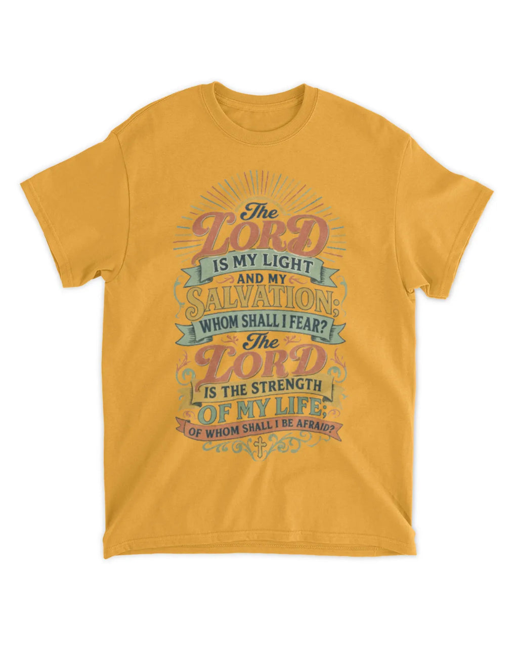Psalm 27:1 t-shirt v1