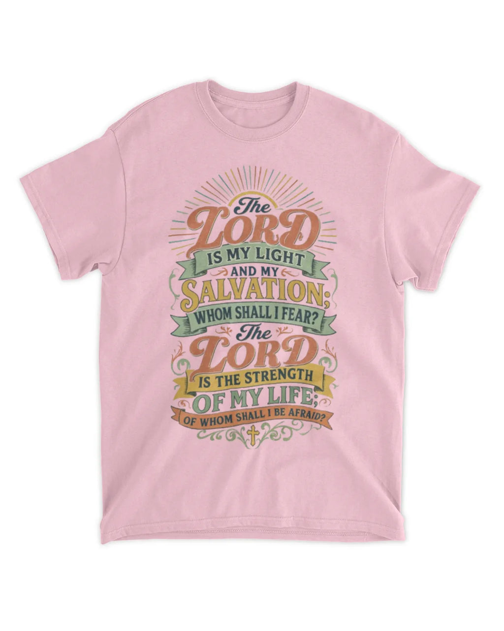 Psalm 27:1 t-shirt v1