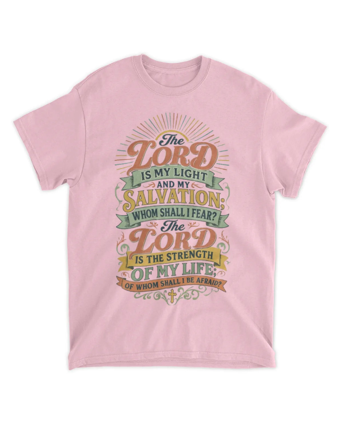 Psalm 27:1 t-shirt v1