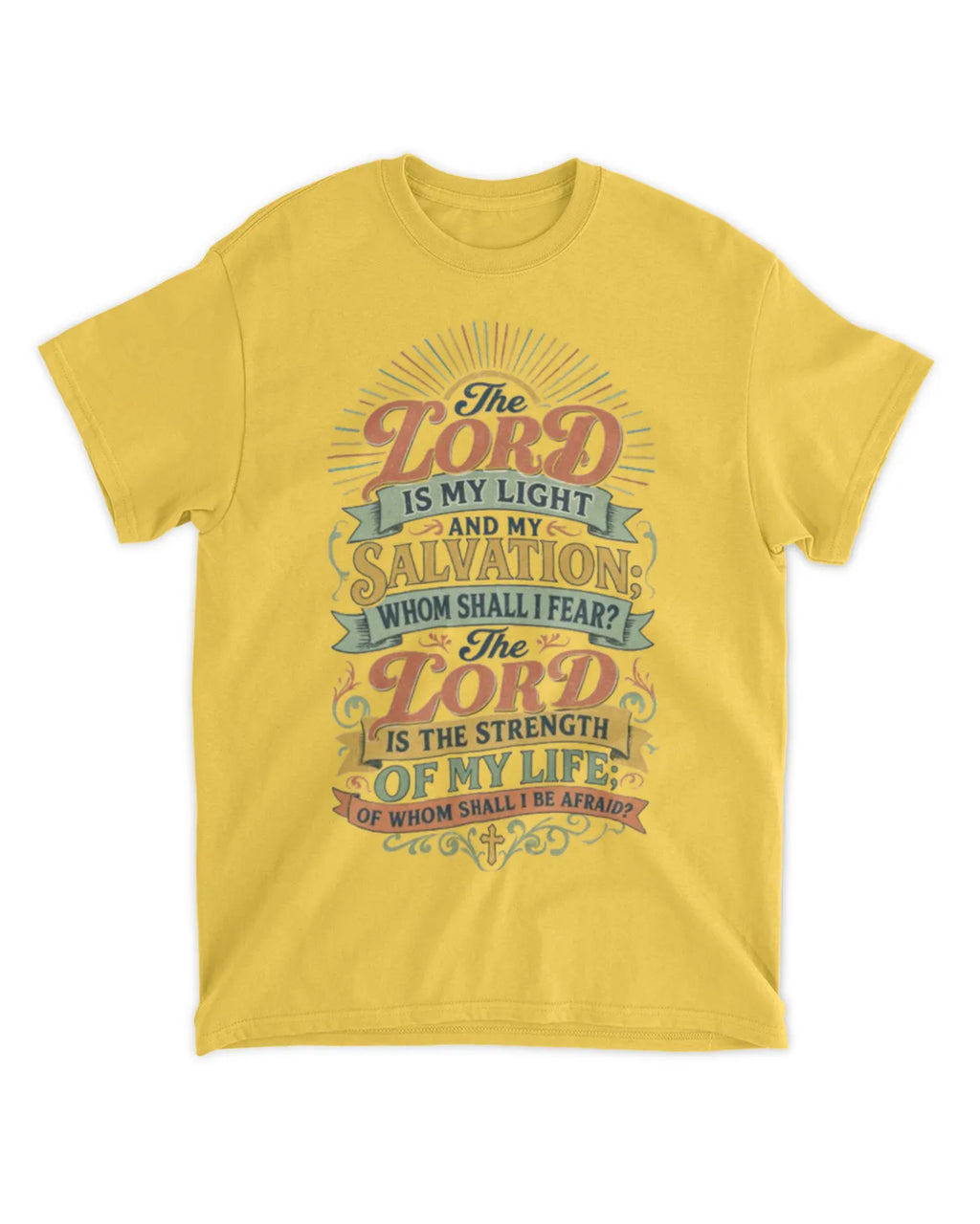 Psalm 27:1 t-shirt v1