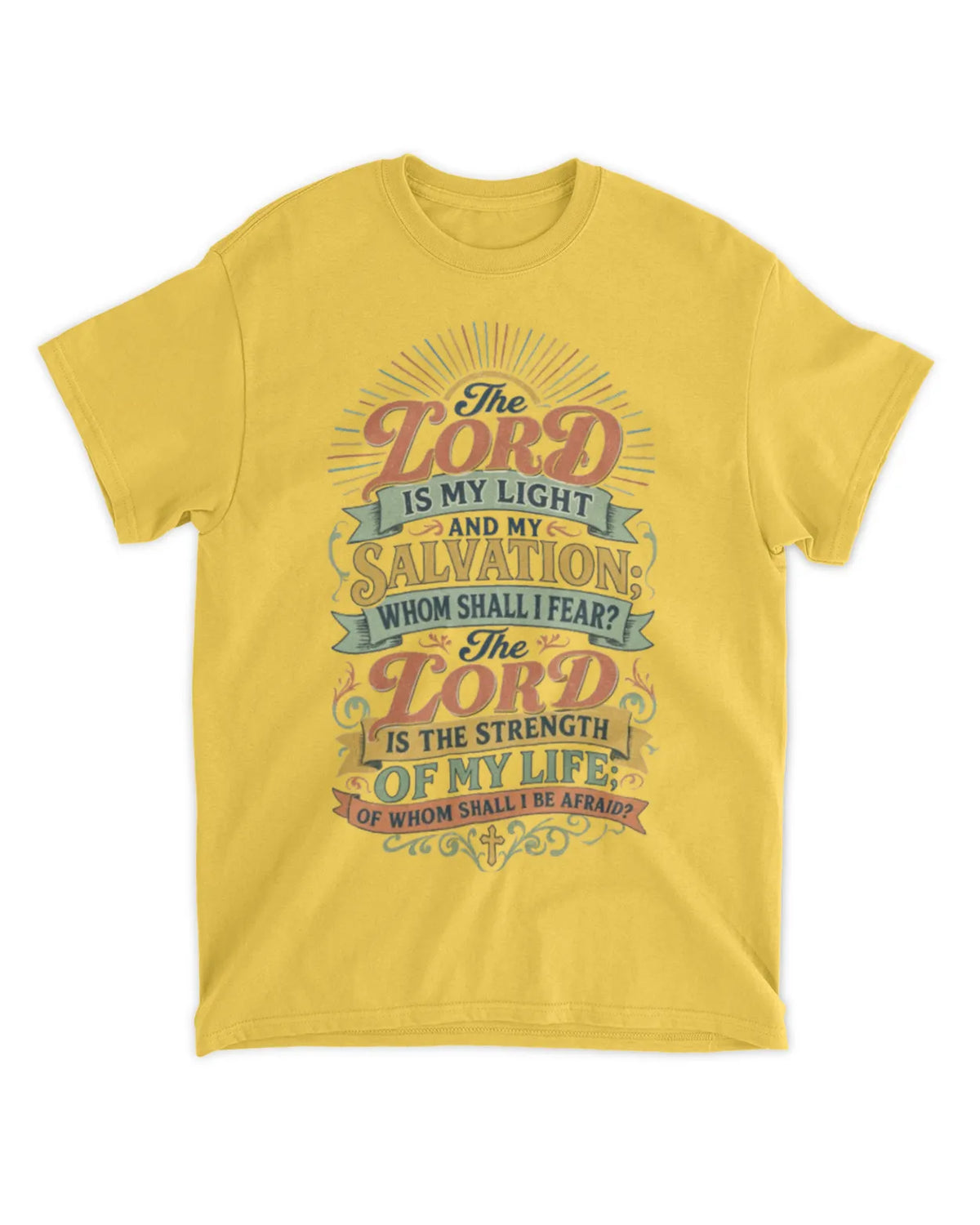 Psalm 27:1 t-shirt v1