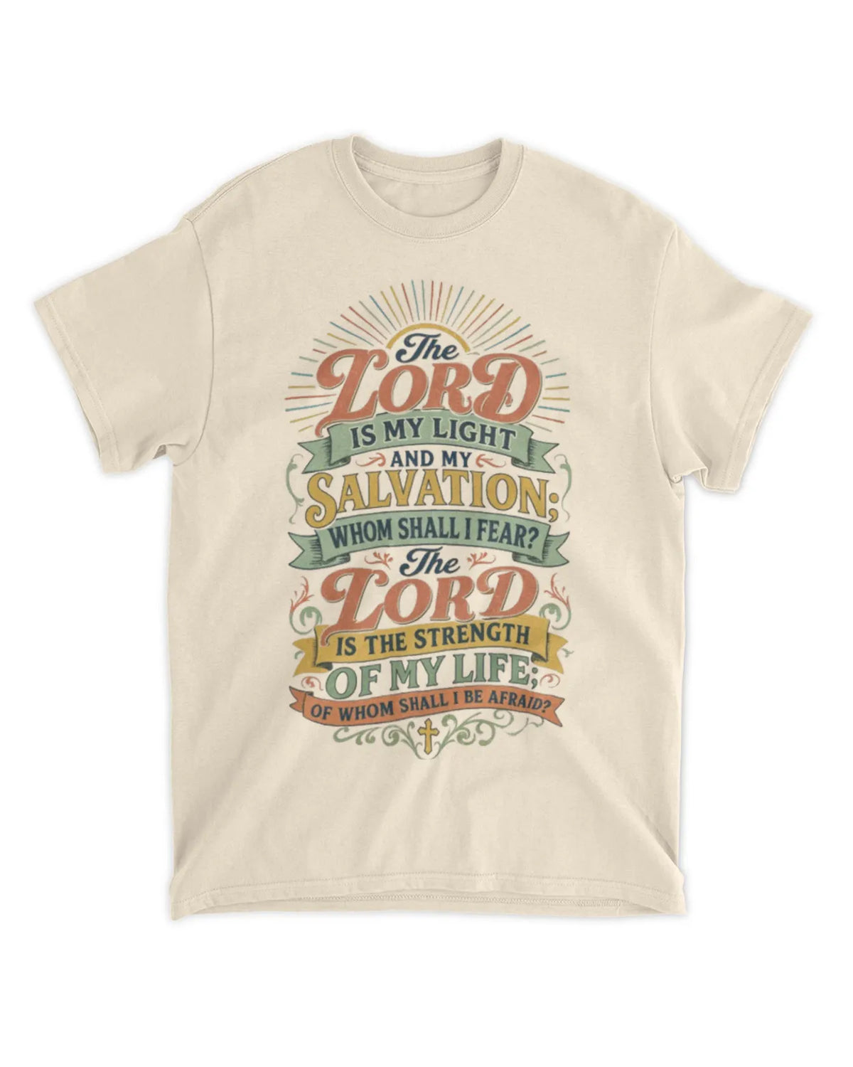 Psalm 27:1 t-shirt v1